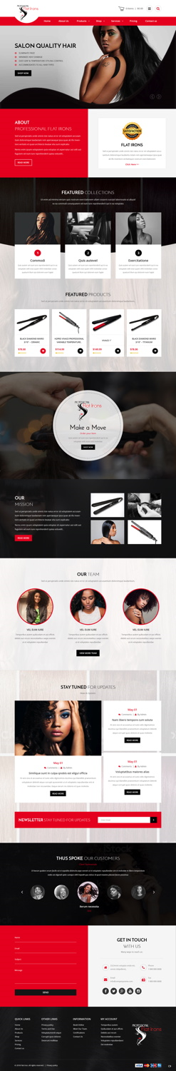 Web Design by pb for Nicole Washington | Design: #18540547