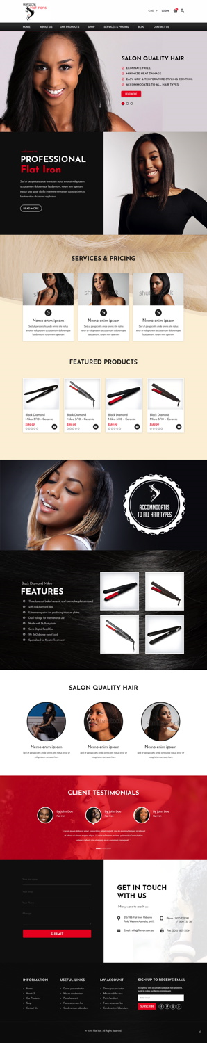 Web Design by pb for Nicole Washington | Design: #18540548