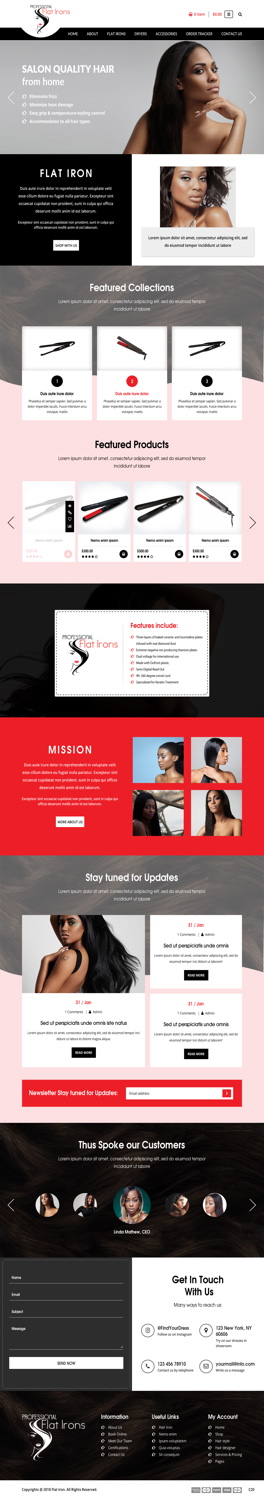 Web Design by pb for Nicole Washington | Design #18540549