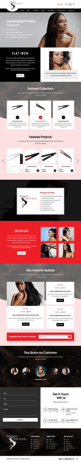 Web Design by pb for Nicole Washington | Design: #18540549