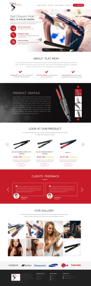 Web Design by sidh for Nicole Washington | Design #18505722