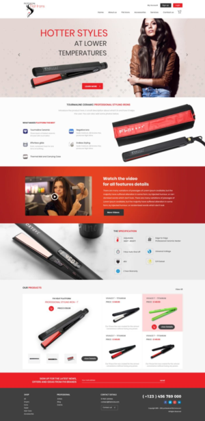 Web Design by Stranger Designer for Nicole Washington | Design #18530061