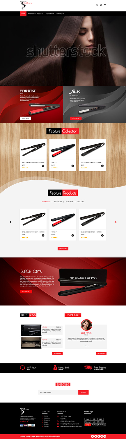 Web Design by bdesigner9 for Nicole Washington | Design #18537161
