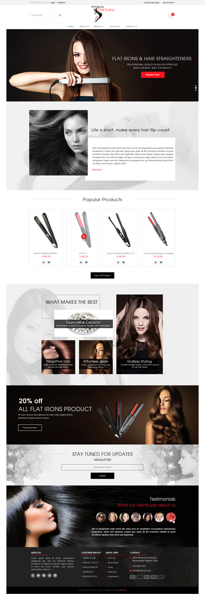 Web Design by Da Miracle for Nicole Washington | Design #18535780