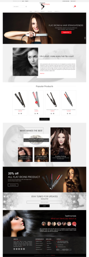 Web Design by Da Miracle for Nicole Washington | Design: #18535780