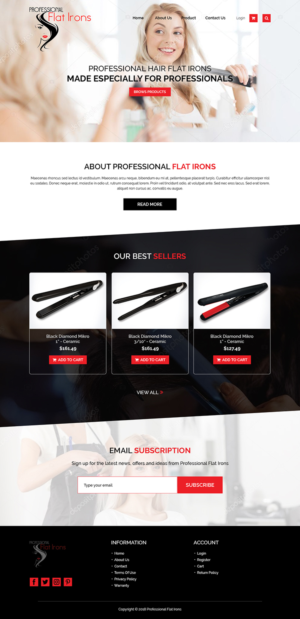 Web Design by Jibin.N.Joy for Nicole Washington | Design #18504562