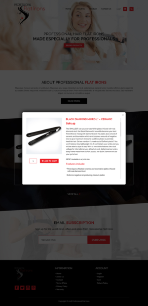 Web Design by Jibin.N.Joy for Nicole Washington | Design: #18504584