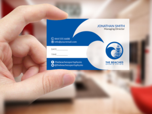 Business Card Design by Creations Box 2015 for The Beaches Sports Physio Pty Ltd | Design: #18531571