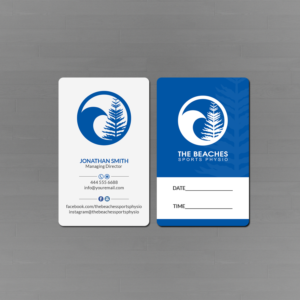Business Card Design by Creations Box 2015 for The Beaches Sports Physio Pty Ltd | Design: #18531579