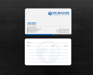 Business Card Design by chandrayaan.creative for The Beaches Sports Physio Pty Ltd | Design: #18526003