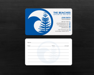 Design de Carte de Visite par chandrayaan.creative pour The Beaches Sports Physio Pty Ltd | Design : #18526006