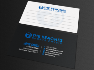 Business Card Design by chandrayaan.creative for The Beaches Sports Physio Pty Ltd | Design: #18546723