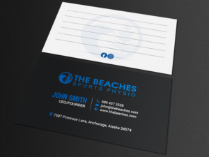 Business Card Design by chandrayaan.creative for The Beaches Sports Physio Pty Ltd | Design: #18546725