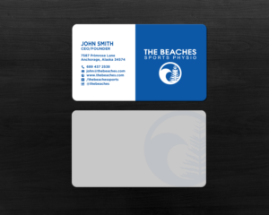 Business Card Design by chandrayaan.creative for The Beaches Sports Physio Pty Ltd | Design: #18574759