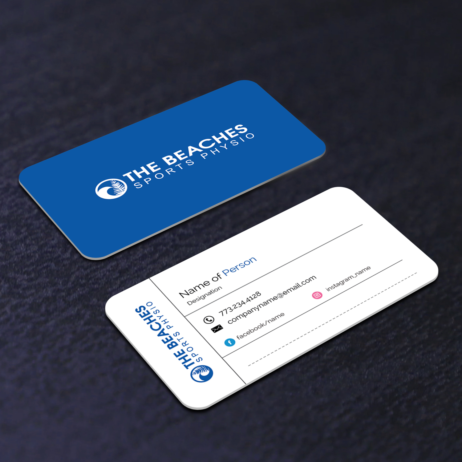 Business Card Design by M6G for The Beaches Sports Physio Pty Ltd | Design #18522114