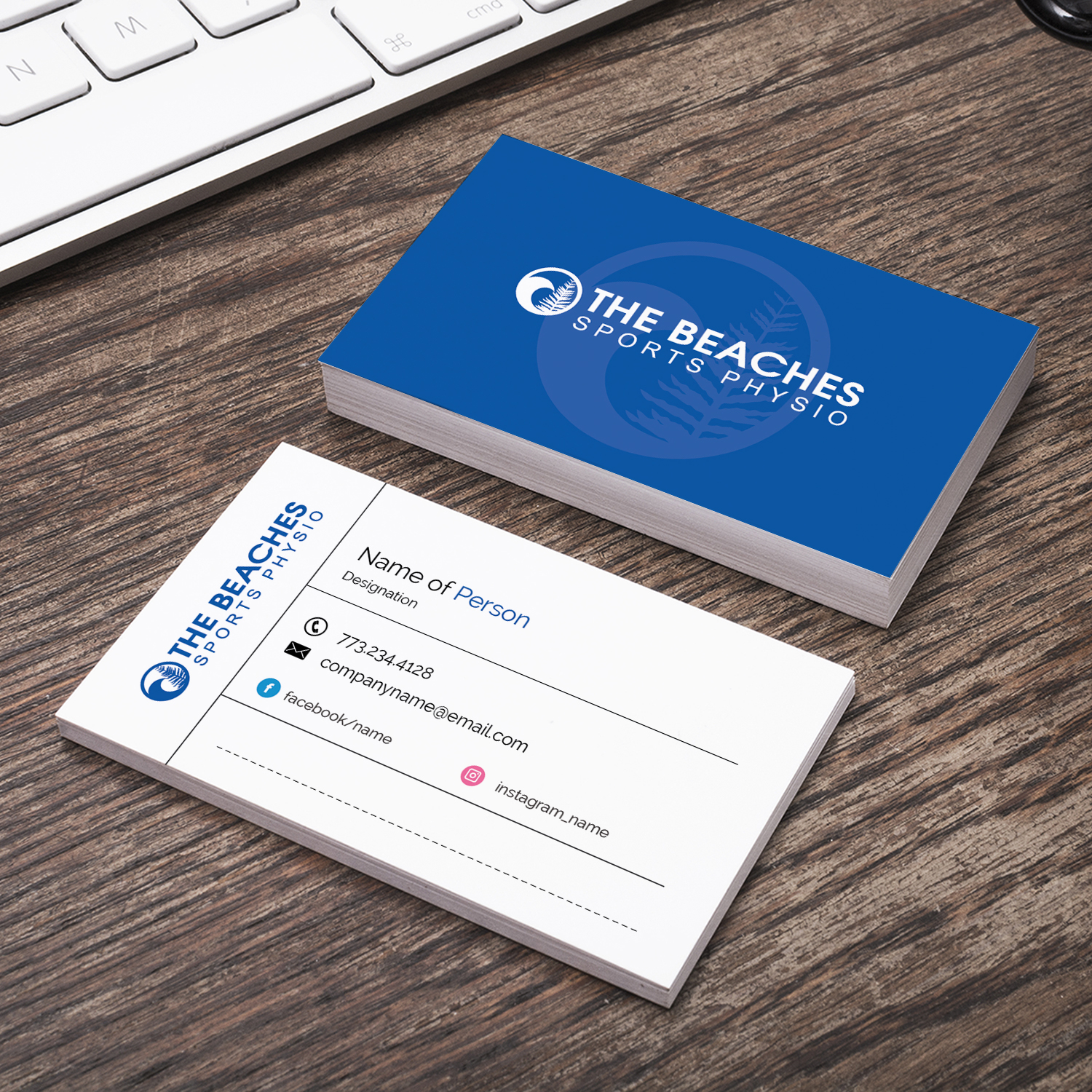 Design de Carte de Visite par M6G pour The Beaches Sports Physio Pty Ltd | Design #18522150
