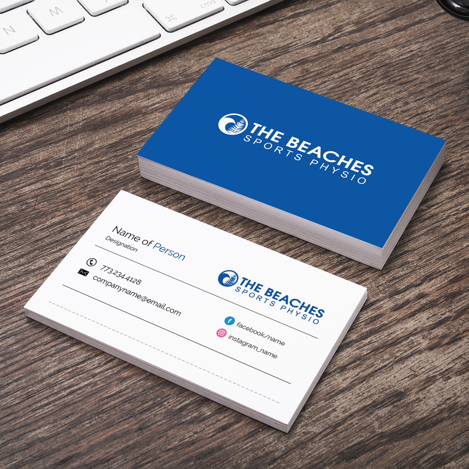 Business Card Design by M6G for The Beaches Sports Physio Pty Ltd | Design #18522443