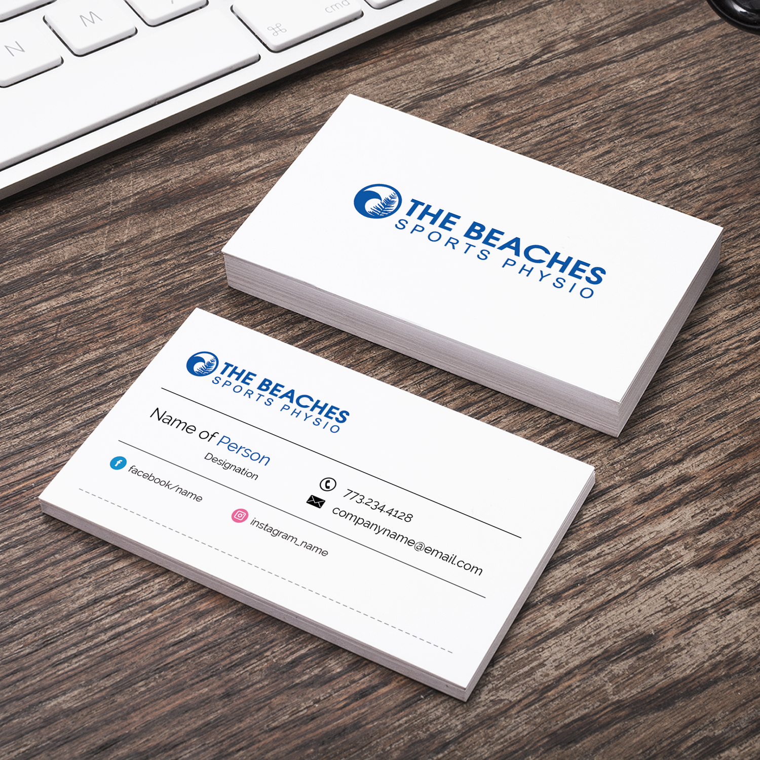 Business Card Design by M6G for The Beaches Sports Physio Pty Ltd | Design #18522626