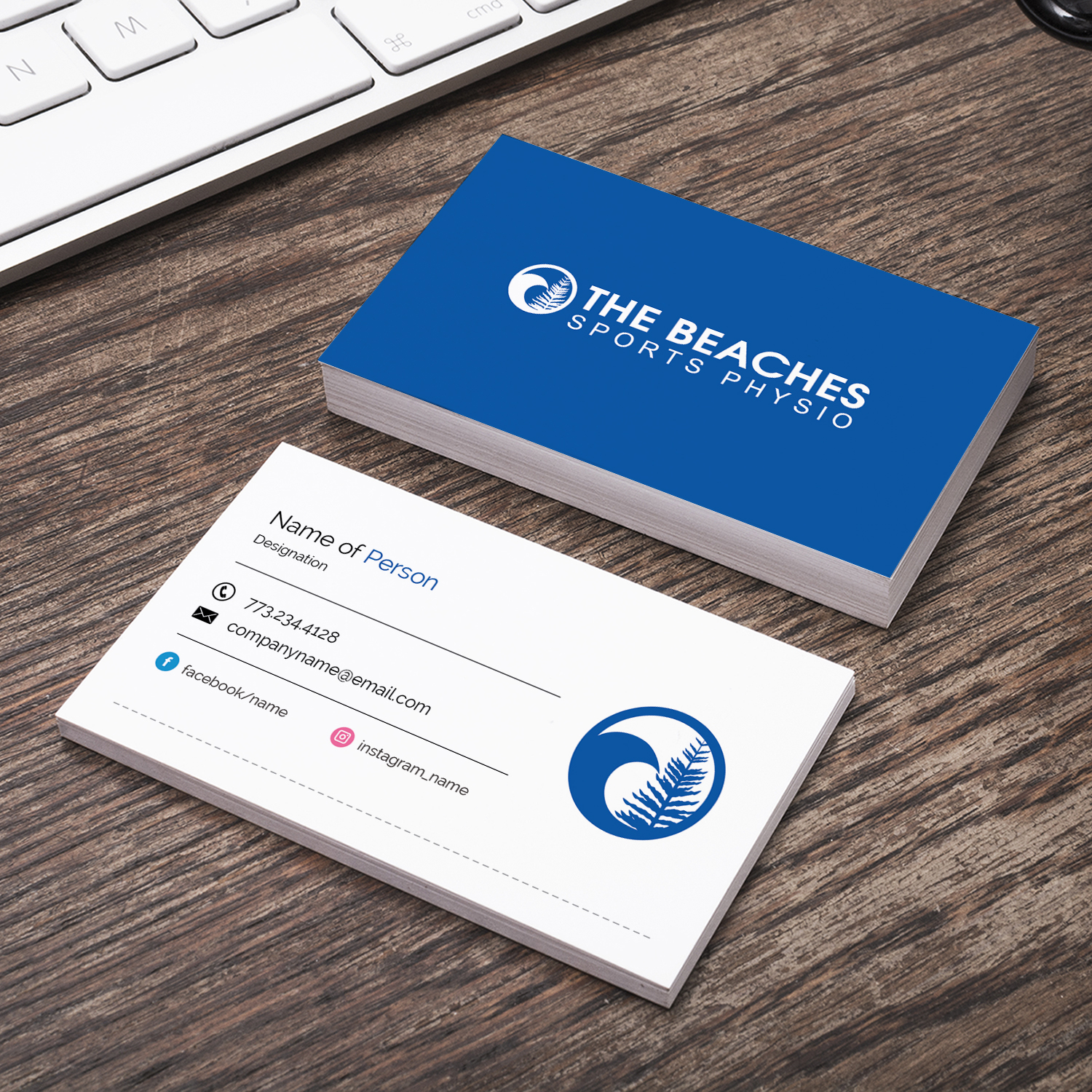 Business Card Design by M6G for The Beaches Sports Physio Pty Ltd | Design #18522662
