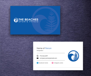 Design de Carte de Visite par M6G pour The Beaches Sports Physio Pty Ltd | Design : #18522702