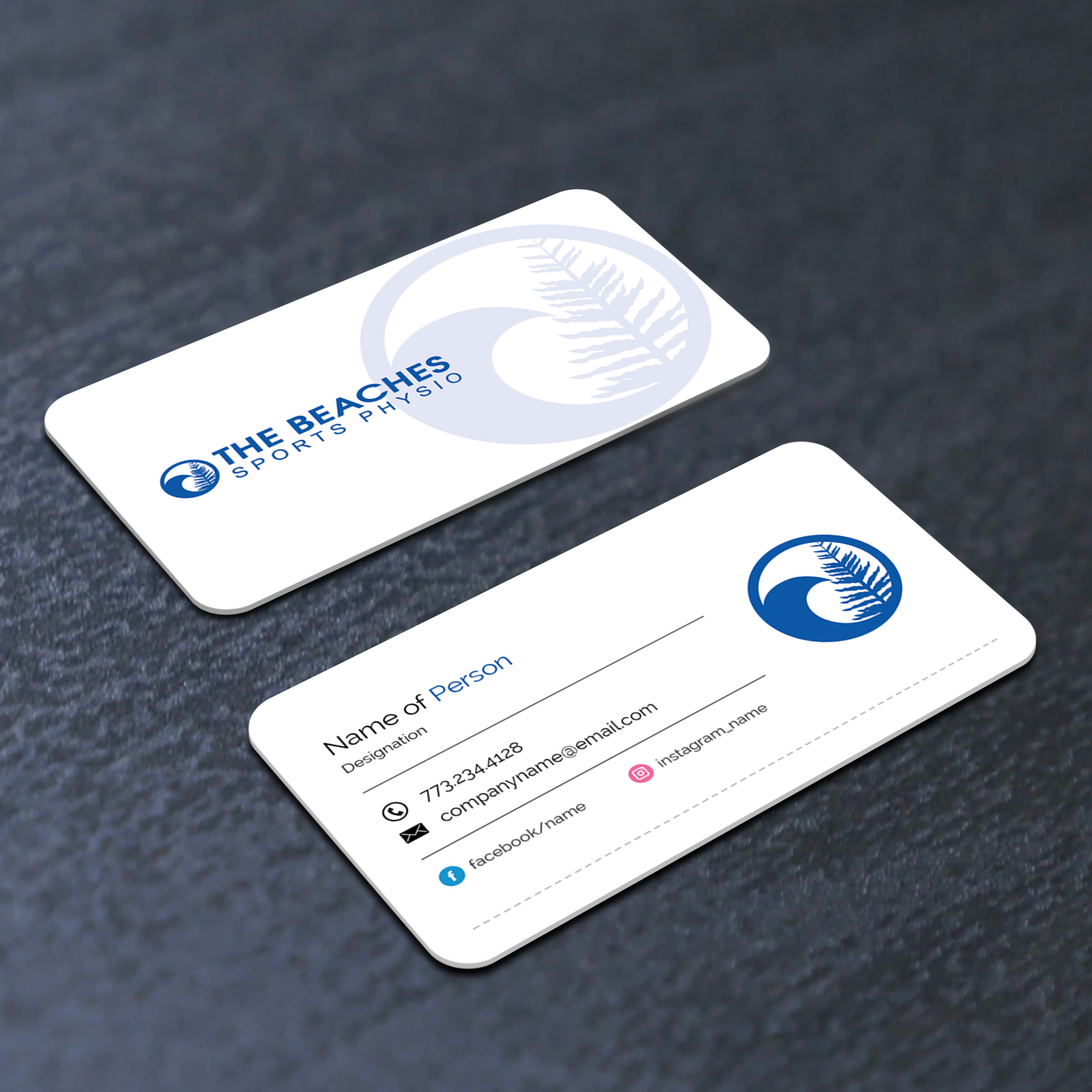 Design de Carte de Visite par M6G pour The Beaches Sports Physio Pty Ltd | Design #18522730