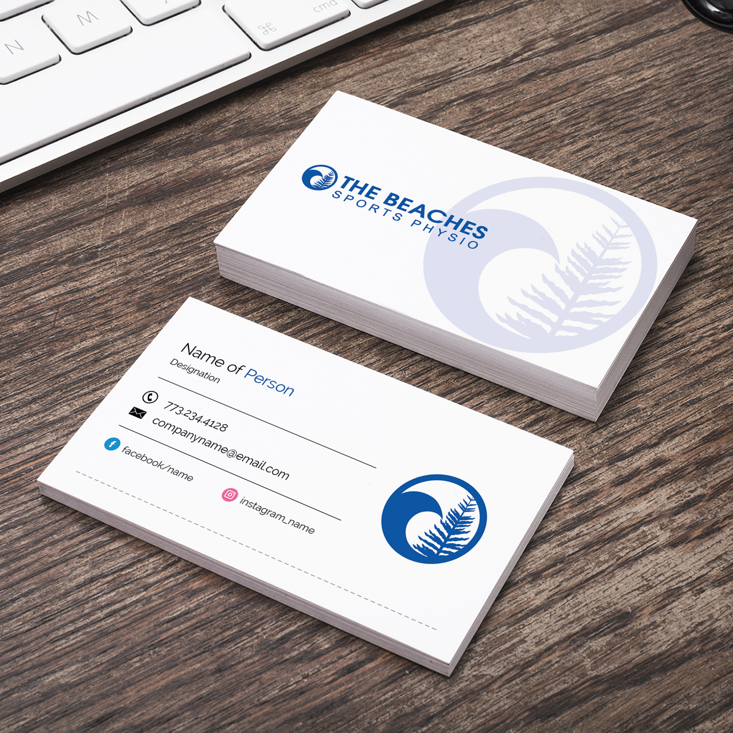 Business Card Design by M6G for The Beaches Sports Physio Pty Ltd | Design #18522736