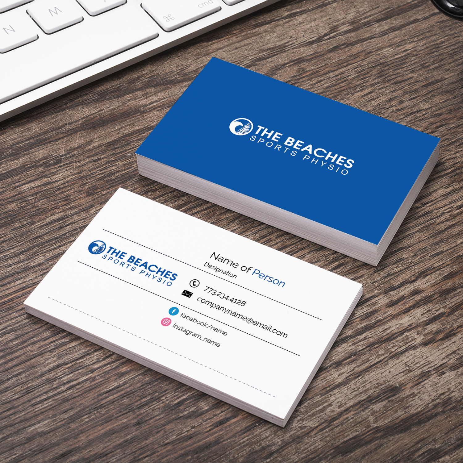 Design de Carte de Visite par M6G pour The Beaches Sports Physio Pty Ltd | Design #18522775