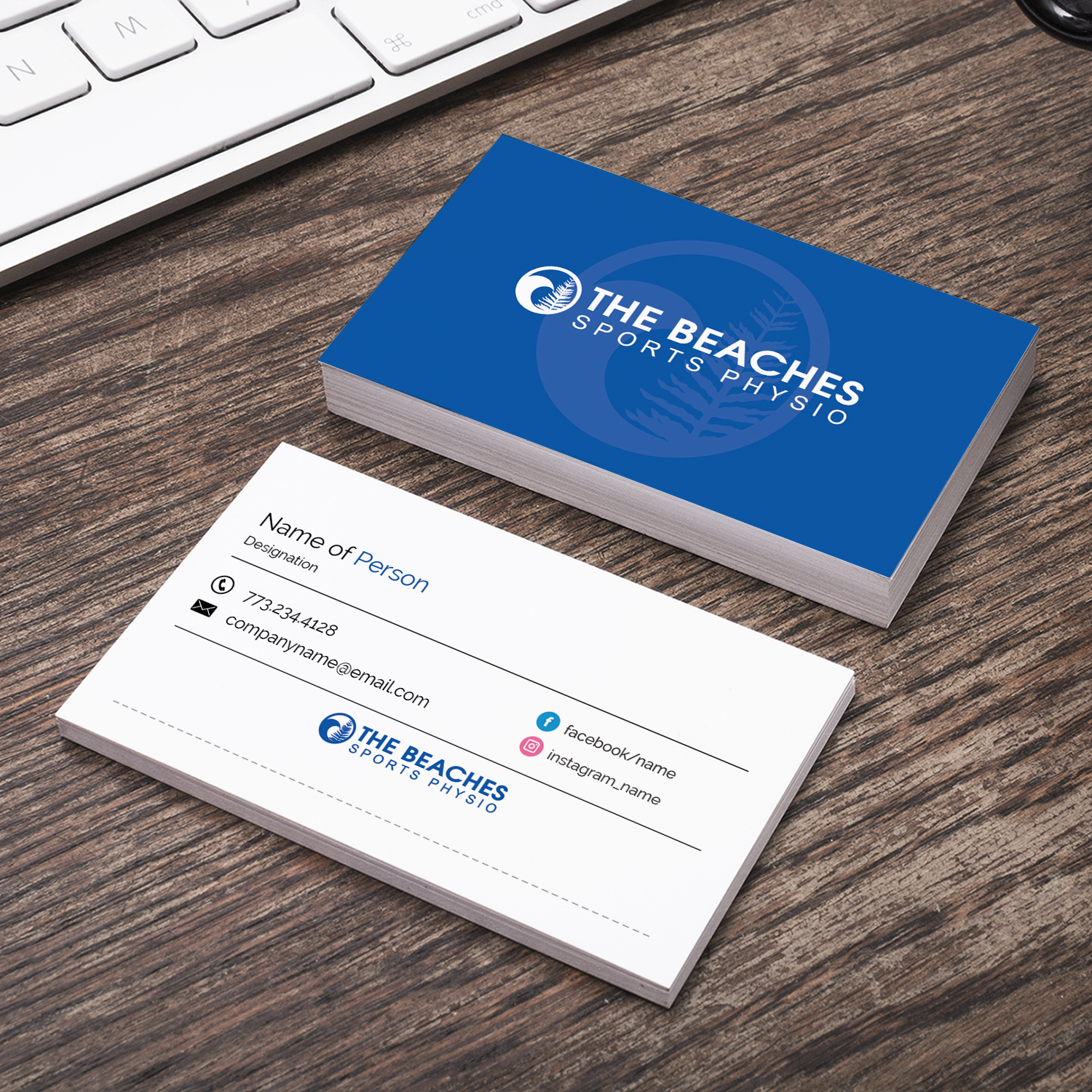Design de Carte de Visite par M6G pour The Beaches Sports Physio Pty Ltd | Design #18522796