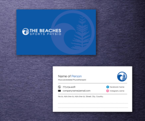Business Card Design by M6G for The Beaches Sports Physio Pty Ltd | Design: #18530987