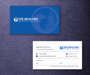 Business Card Design by M6G for The Beaches Sports Physio Pty Ltd | Design: #18531084