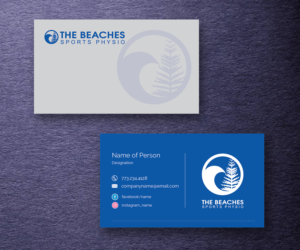 Business Card Design by M6G for The Beaches Sports Physio Pty Ltd | Design: #18568385