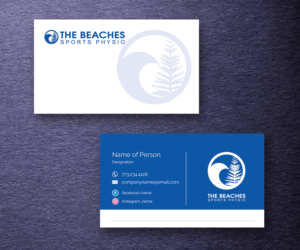 Business Card Design by M6G for The Beaches Sports Physio Pty Ltd | Design: #18568417