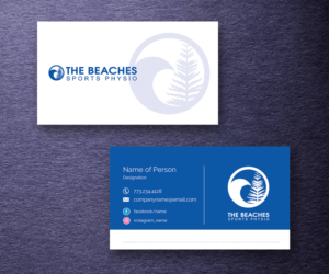 Business Card Design by M6G for The Beaches Sports Physio Pty Ltd | Design: #18568448