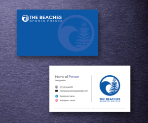 Business Card Design by M6G for The Beaches Sports Physio Pty Ltd | Design: #18568499