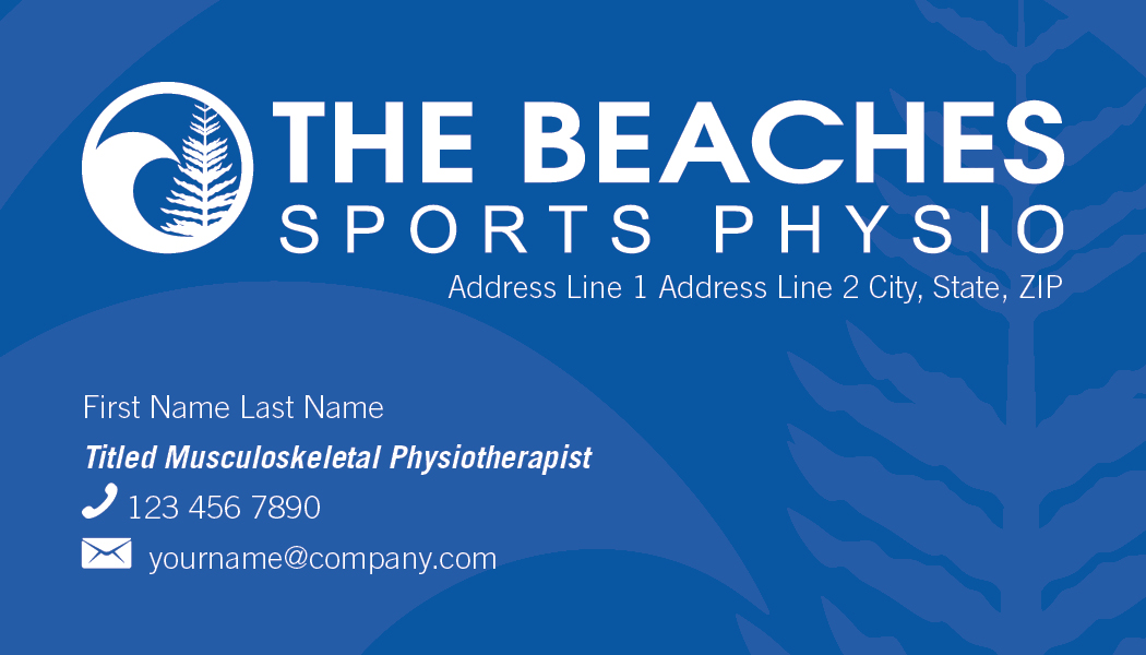 Business Card Design by ArtikDesignStudio for The Beaches Sports Physio Pty Ltd | Design #18620064