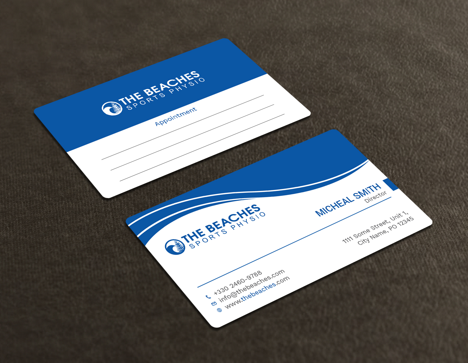 Business Card Design by Tripti Ranjan Gain for The Beaches Sports Physio Pty Ltd | Design #18583930
