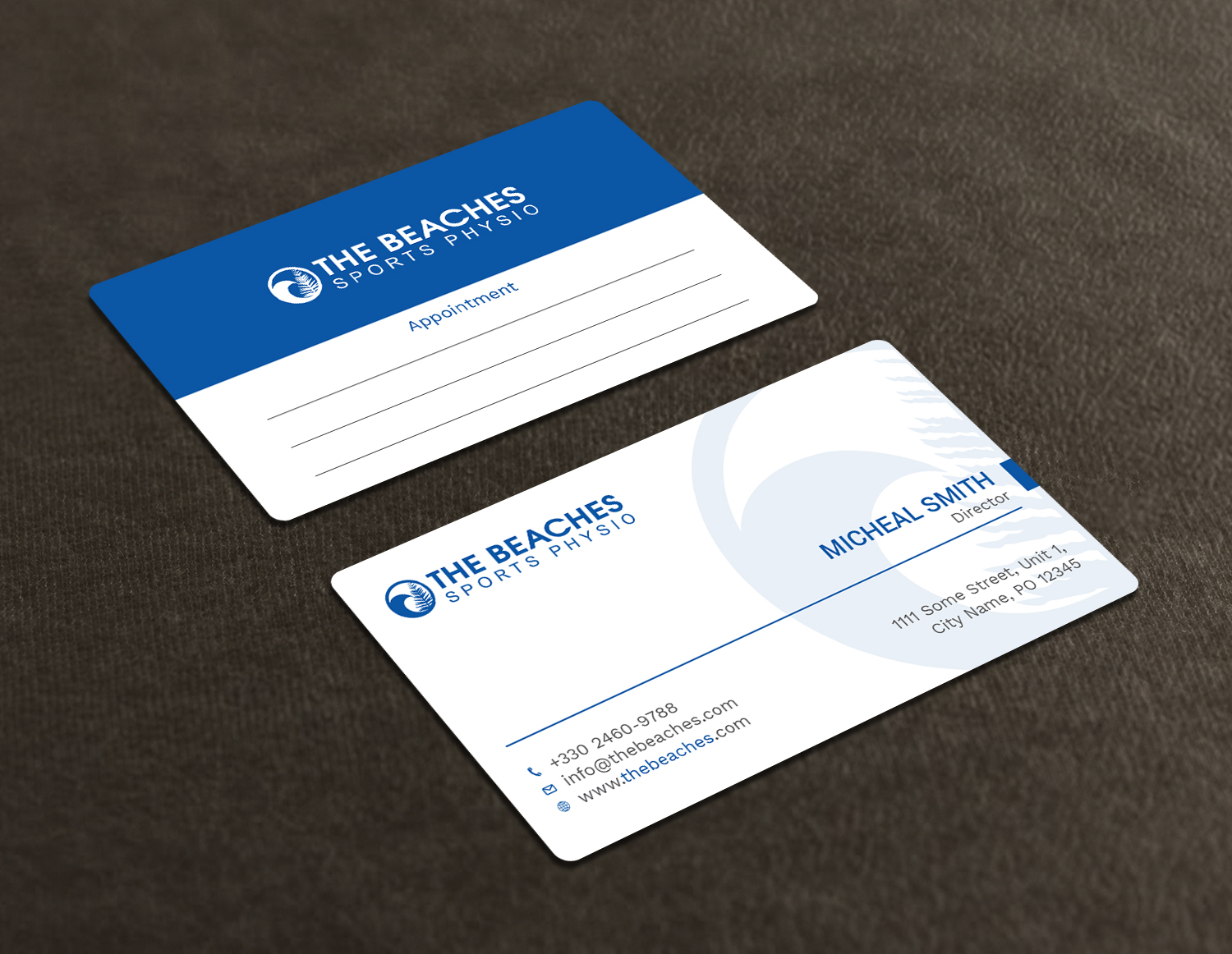 Business Card Design by Tripti Ranjan Gain for The Beaches Sports Physio Pty Ltd | Design #18583948