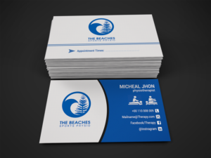 Design de Carte de Visite par Jarrin pour The Beaches Sports Physio Pty Ltd | Design : #18520481