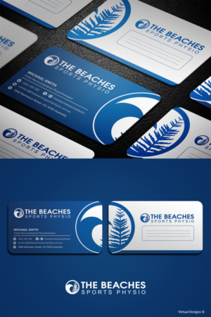 Business Card Design by Virtual Designs for The Beaches Sports Physio Pty Ltd | Design #18532935
