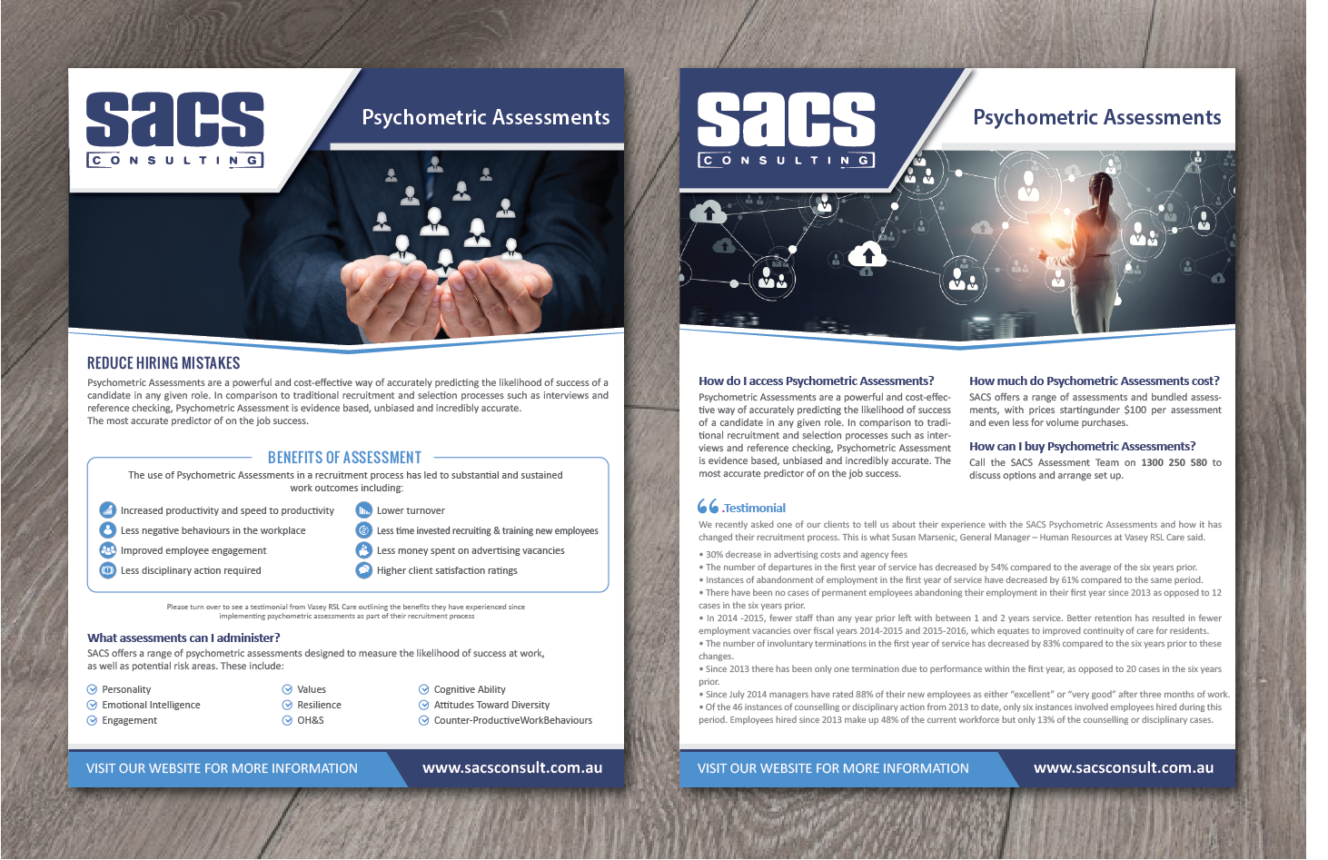 Diseño de Flyer por alex989 para SACS Consulting | Diseño #18584150