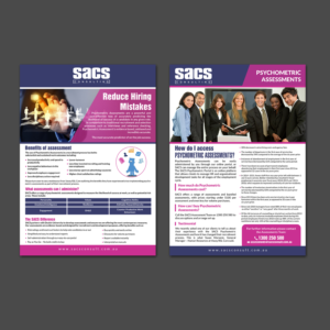 Psychometric Assessment Flyer/Brochure Makeover | Flyer Design by aspiremedia