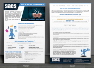 Psychometric Assessment Flyer/Brochure Makeover | Flyer-Design von SAI DESIGNS