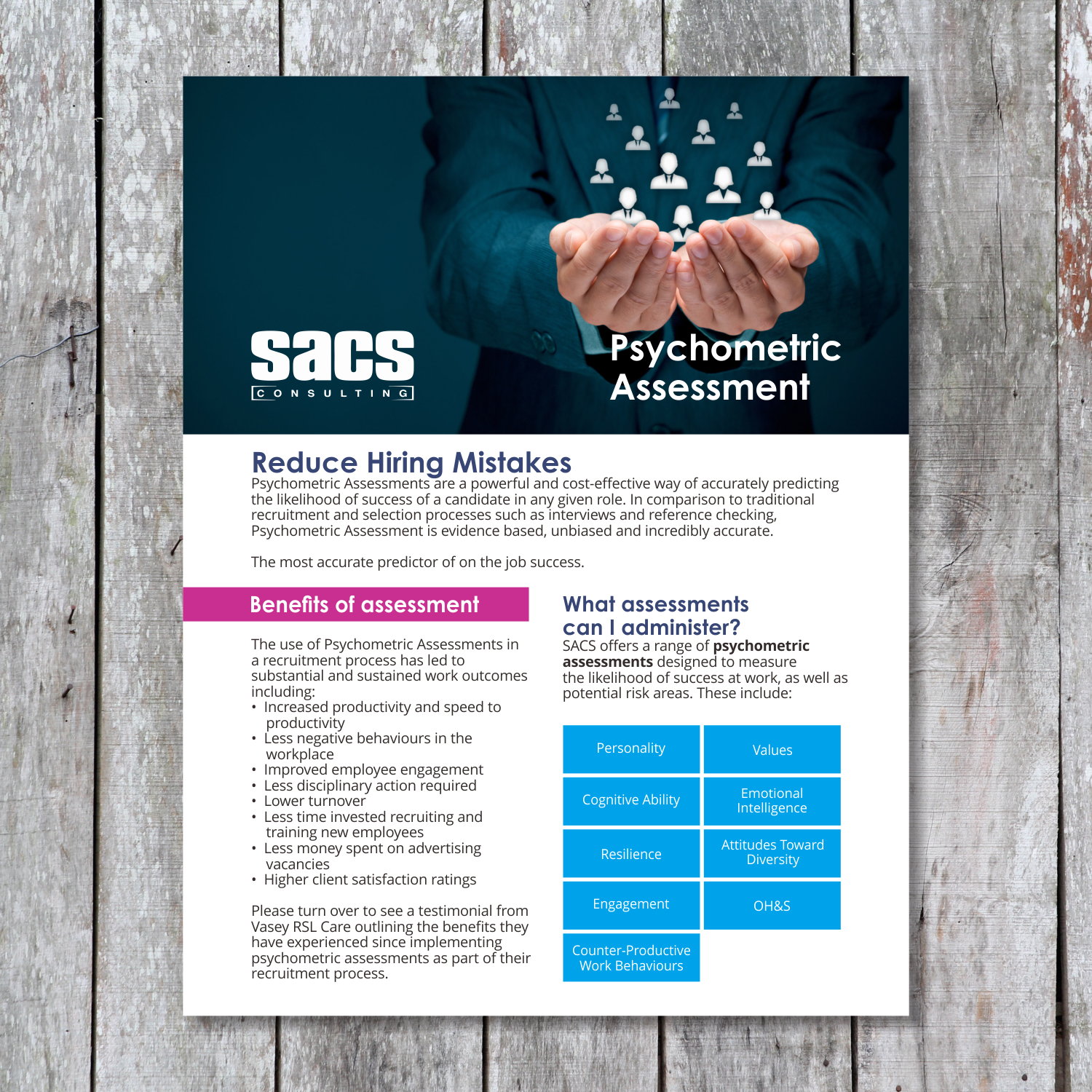 Flyer Design by barinix for SACS Consulting | Design #18569532