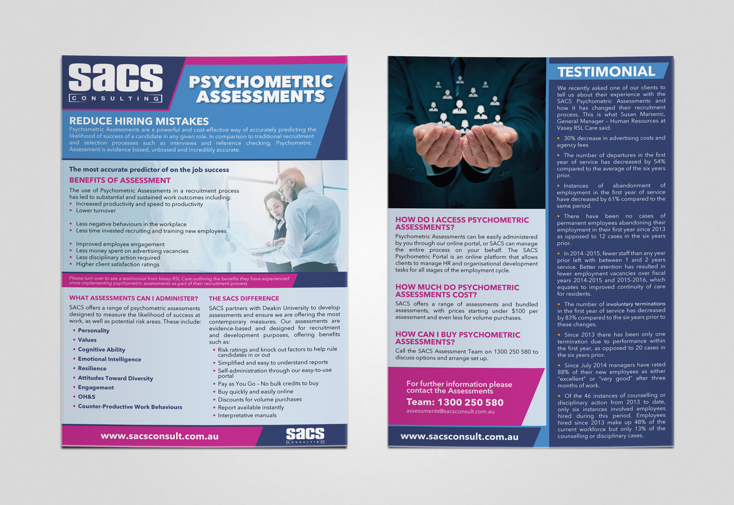 Flyer Design by Dexter Solutions for SACS Consulting | Design #18543098
