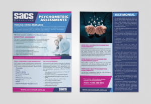 Flyer-Design von Dexter Solutions für SACS Consulting | Design #18543098