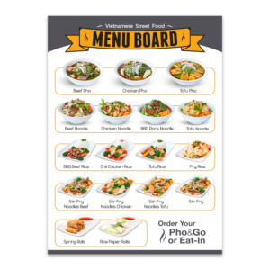 Menu Board | Diseño de Póster por tuan1968
