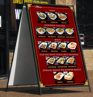 Menu Board | Diseño de Póster por NILDesigns