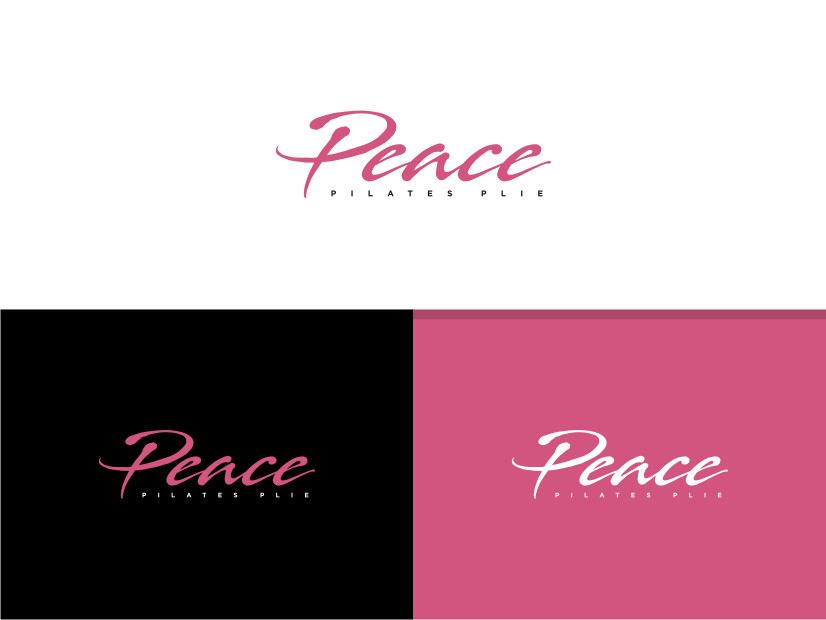 Logo Design by Atvento Graphics for Peace Pilates Plie’ | Design #18935734