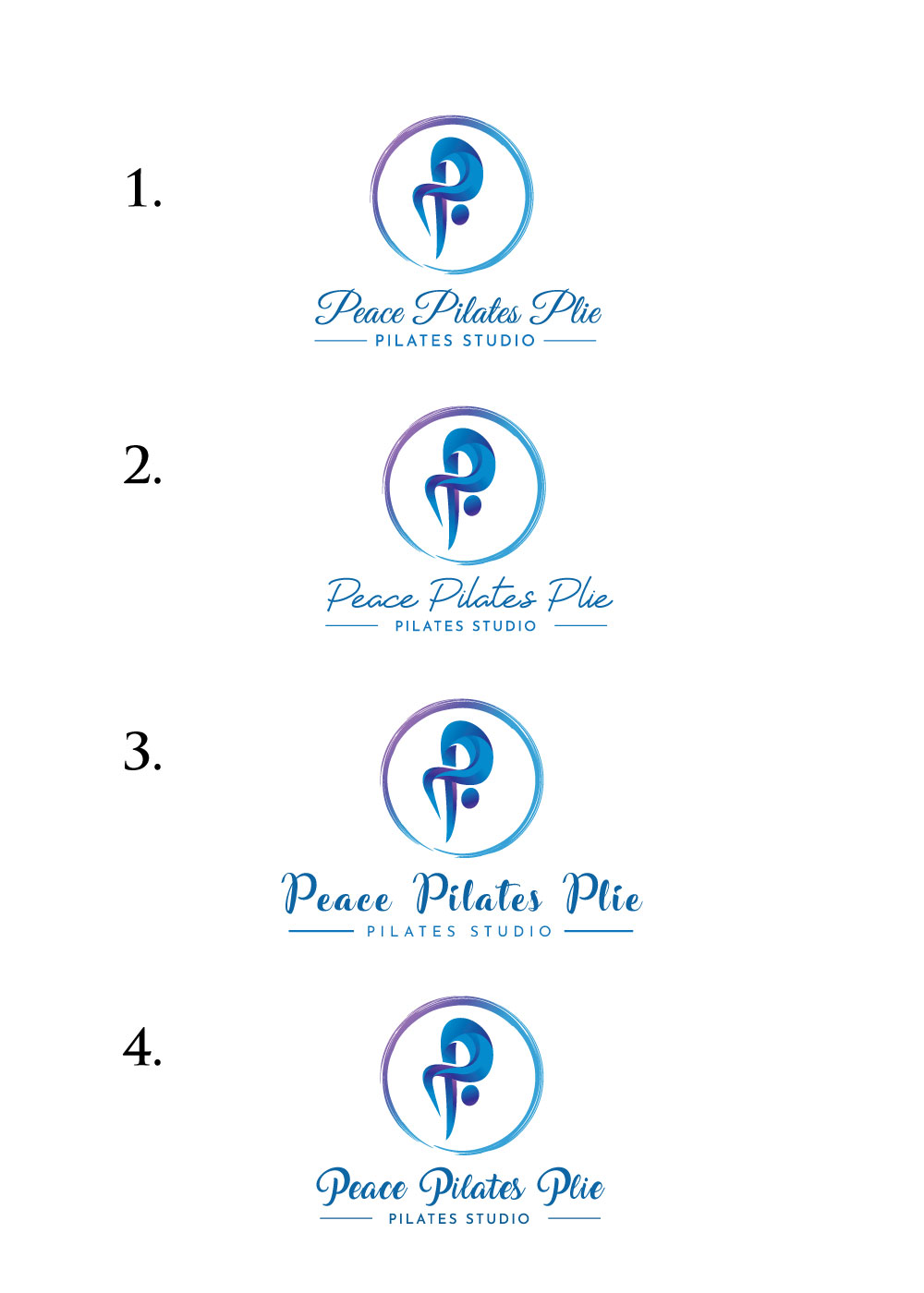 Logo Design by ecorokerz for Peace Pilates Plie’ | Design #18956522