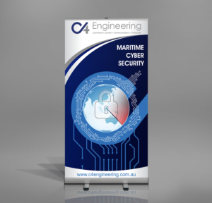 Banner Design for Maritime Cyber Security Services | Signage Design by Maestroto